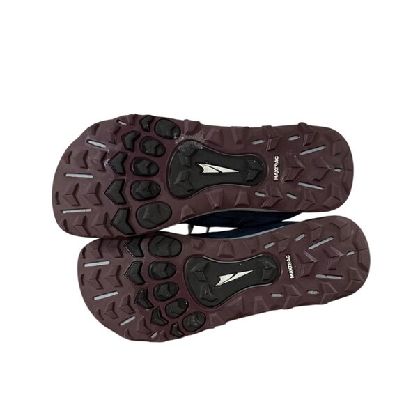 Altra Lone Peak 5 Womens Trail Running Shoes Size 11.5 Navy/Burgundy Durable & L - Picture 8 of 8